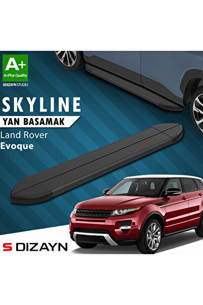 Land Rover Range Rover Evoque Skyline Siyah Yan Basamak 173 Cm 2012-2017 A+ Kalite LA-EV1-YBS-SKY-SA