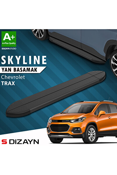 Chevrolet Trax Skyline Siyah Yan Basamak 163 Cm 2013-2022 A+ Kalite CH-TX1-YBS-SKY-SA-163