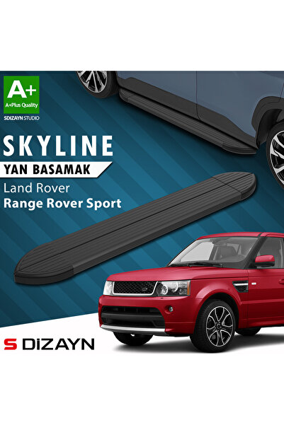 Land Rover Range Rover Sport Skyline Siyah Yan Basamak 183 Cm 2005-2013 A+ Kalite LA-SP1-YBS-SKY-SA-