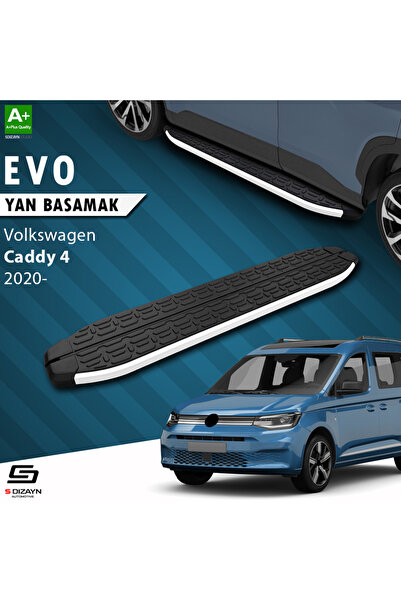 VW Caddy 4 Evo Aluminyum Yan Basamak 193 Cm 2020 Üzeri A+ Kalite VW-CD4-YBS-EV-AL-193