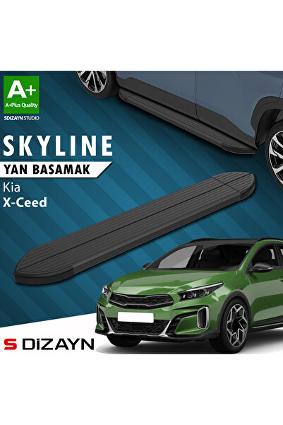 Kia XCeed Skyline Siyah Yan Basamak 183 Cm 2019 Üzeri A+ Kalite KI-XC1-YBS-SKY-SA-183