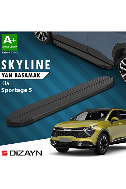 Kia Sportage 5 Skyline Siyah Yan Basamak 173 Cm 2021 Üzeri A+ Kalite KI-SP5-YBS-SKY-SA-173