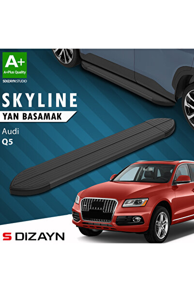 Audi Q5 Skyline Siyah Yan Basamak 183 Cm 2008-2016 A+ Kalite AU-Q51-YBS-SKY-SA-183