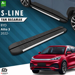 BYD Atto 3 S-Line Aluminyum Yan Basamak 193 Cm 2022 Üzeri BY-AT3-YBS-SL-AL-193-E