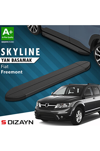 Fiat Freemont Skyline Siyah Yan Basamak 183 Cm 2010-2020 A+ Kalite FI-FM1-YBS-SKY-SA-183