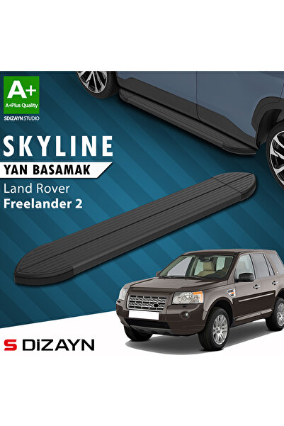 Land Rover Freelander 2 Skyline Siyah Yan Basamak 173 Cm 2006-2014 A+ Kalite LA-FL2-YBS-SKY-SA-173
