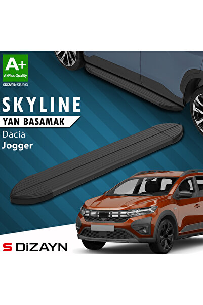 Dacia Jogger Skyline Siyah Yan Basamak 213 Cm 2022 Üzeri A+ Kalite DC-JG1-YBS-SKY-SA-213