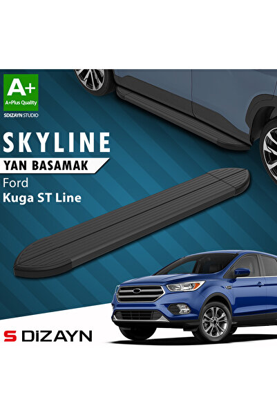 Ford Kuga 2 ST-Line Skyline Siyah Yan Basamak 183 Cm 2017-2019 A+ Kalite FO-KG2-ST-YBS-SKY-SA-183