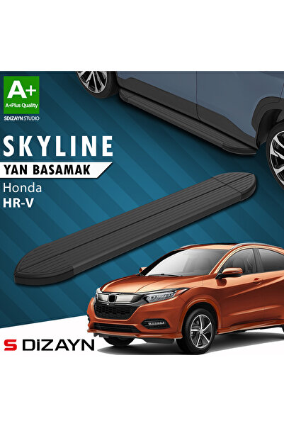 Honda HR-V 2 Skyline Siyah Yan Basamak 173 Cm 2015-2020 A+ Kalite HO-HR2-YBS-SKY-SA-173