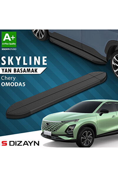Chery Omoda5 Skyline Siyah Yan Basamak 183 Cm 2022 Üzeri A+ Kalite CR-OM5-YBS-SKY-SA-183-E