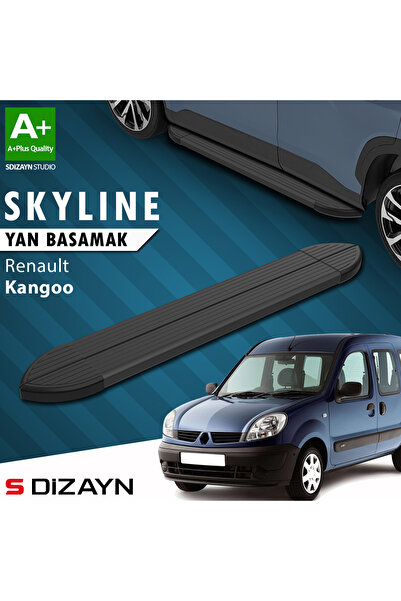 Renault Kangoo Skyline Siyah Yan Basamak 183 Cm 1998-2007 A+ Kalite RE-KO1-YBS-SKY-SA-183