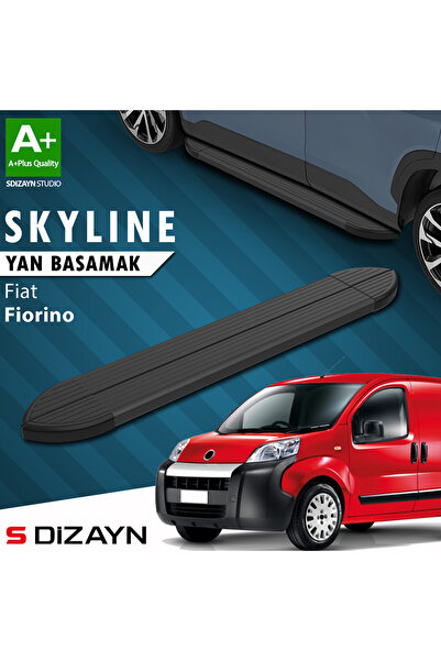 Fiat Fiorino Skyline Siyah Yan Basamak 173 Cm 2008 Üzeri A+ Kalite FI-FI1-YBS-SKY-SA-173