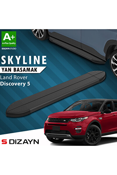 Land Rover Discovery 5 Skyline Siyah Yan Basamak 193 Cm 2017 Üzeri A+ Kalite LA-DC5-YBS-SKY-SA-193
