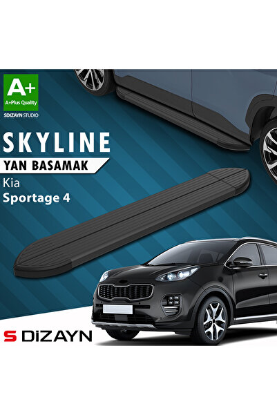 Kia Sportage 4 Skyline Siyah Yan Basamak 173 Cm 2016-2021 A+ Kalite KI-SP4-YBS-SKY-SA-173