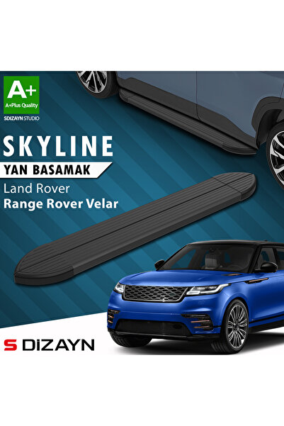 Land Rover Range Rover Velar Skyline Siyah Yan Basamak 193 Cm 2017 Üzeri A+ Kalite LA-VL1-YBS-SKY-SA