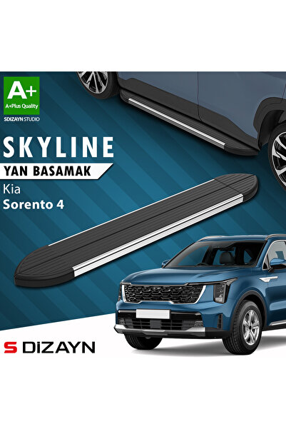 Kia Sorento 4 Skyline Krom Yan Basamak 183 Cm 2022 Üzeri A+ Kalite KI-SO4-YBS-SKY-KA-183