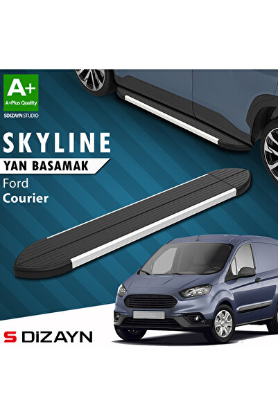 Ford Courier Skyline Aluminyum Yan Basamak 173 Cm 2014-2023 A+ Kalite FO-CU1-YBS-SKY-AL-173