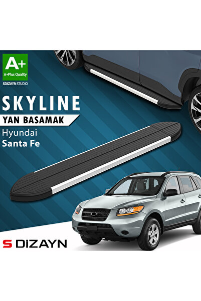Hyundai Santa Fe Skyline Aluminyum Yan Basamak 163 Cm 2000-2006 A+ Kalite HY-SF1-YBS-SKY-AL-163