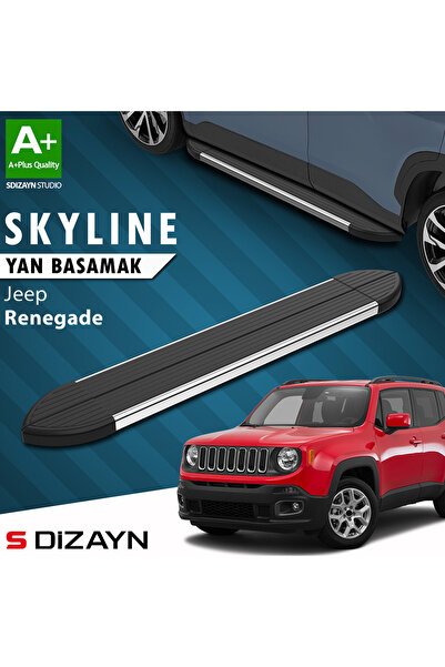 Jeep Renegade Skyline Krom Yan Basamak 173 Cm 2014 Üzeri A+ Kalite JE-RN1-YBS-SKY-KA-173-E