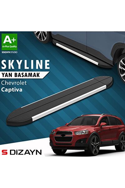 Chevrolet Captiva Skyline Aluminyum Yan Basamak 183 Cm 2006-2018 A+ Kalite CH-CT1-YBS-SKY-AL-183