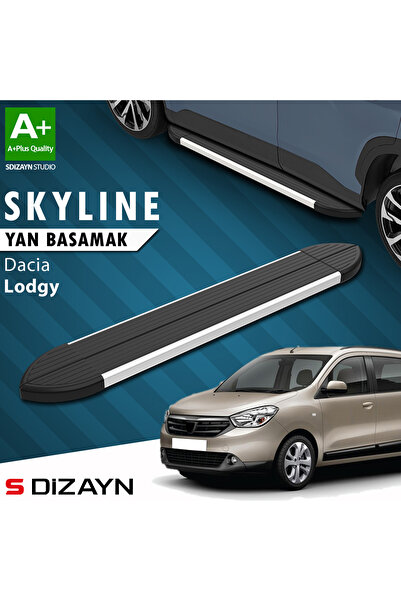 Dacia Lodgy Skyline Aluminyum Yan Basamak 203 Cm 2012 Üzeri A+ Kalite DC-LG1-YBS-SKY-AL-203