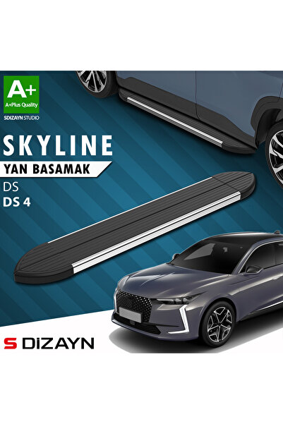 DS DS 4 Skyline Krom Yan Basamak 183 Cm 2020 Üzeri A+ Kalite DS-DS4-YBS-SKY-KA-183