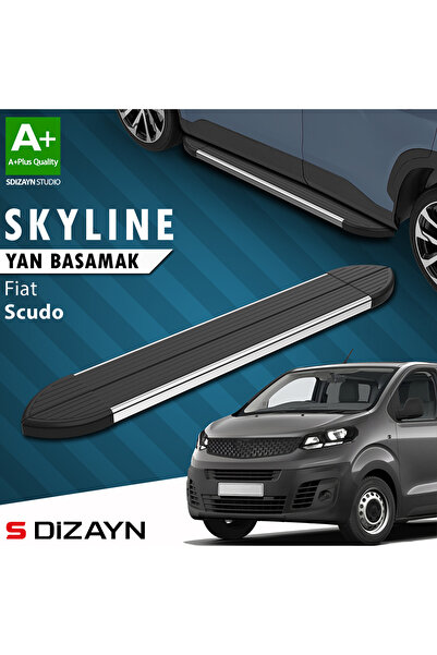 Fiat Scudo 3 Skyline Krom Yan Basamak 213 Cm 2020 Üzeri A+ Kalite FI-SC3-YBS-SKY-KA-213