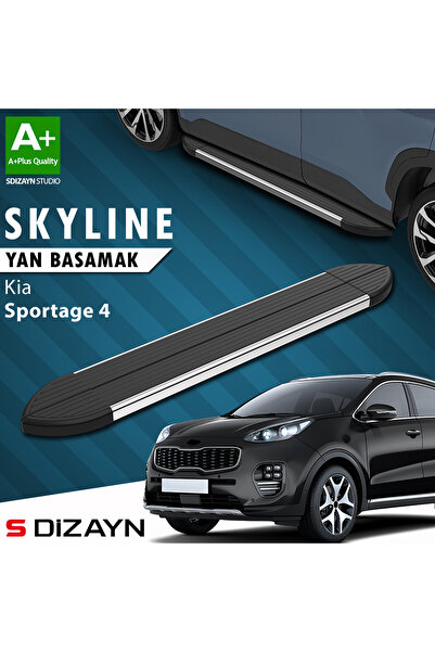 Kia Sportage 4 Skyline Krom Yan Basamak 173 Cm 2016-2021 A+ Kalite KI-SP4-YBS-SKY-KA-173