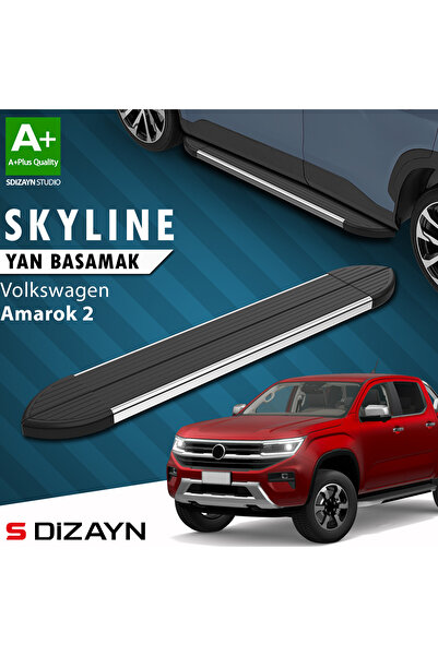VW Amarok 2 Skyline Krom Yan Basamak 203 Cm 2023 Üzeri A+ Kalite VW-AM2-YBS-SKY-KA-203