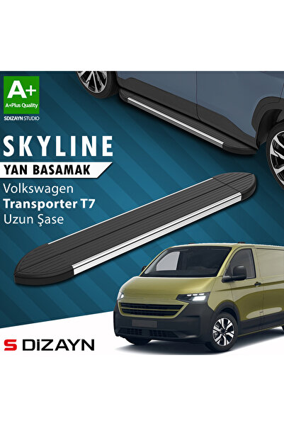 VW Transporter T7 Skyline Krom Yan Basamak 263 Cm 2024 Üzeri A+ Kalite VW-TT7-YBS-SKY-KA-263