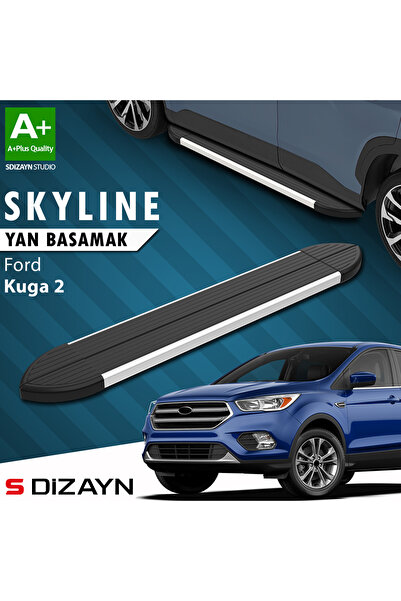 Ford Kuga 2 Skyline Aluminyum Yan Basamak 183 Cm 2013-2019 A+ Kalite FO-KG2-YBS-SKY-AL-183