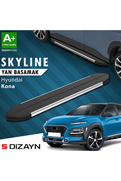 Hyundai Kona Skyline Krom Yan Basamak 173 Cm 2018-2023 A+ Kalite HY-KN1-YBS-SKY-KA-173