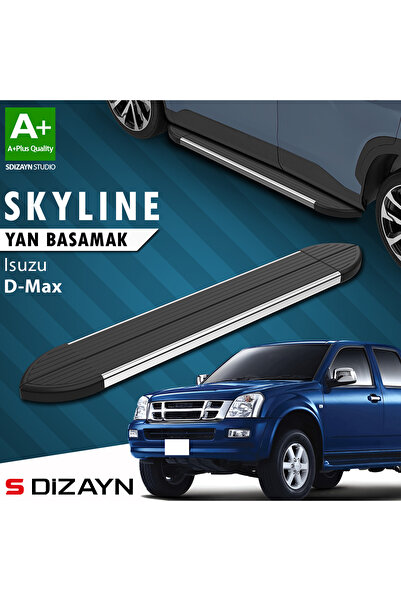 Isuzu D-Max Skyline Krom Yan Basamak 203 Cm 2007-2012 A+ Kalite IS-DM1-YBS-SKY-KA-203