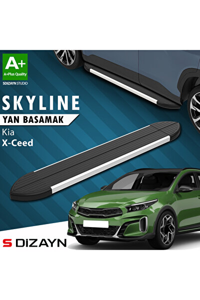 Kia XCeed Skyline Aluminyum Yan Basamak 183 Cm 2019 Üzeri A+ Kalite KI-XC1-YBS-SKY-AL-183