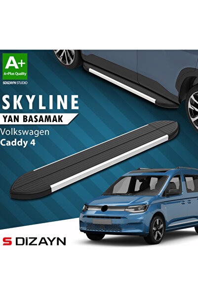 VW Caddy 4 Skyline Aluminyum Yan Basamak 193 Cm 2020 Üzeri A+ Kalite VW-CD4-YBS-SKY-AL-193