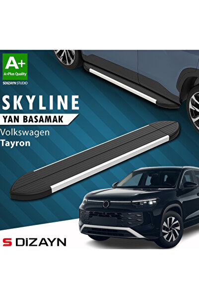 VW Tayron 2 Skyline Aluminyum Yan Basamak 193 Cm 2024 Üzeri A+ Kalite VW-TY2-YBS-SKY-AL-193