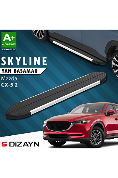 Mazda CX-5 2 Skyline Aluminyum Yan Basamak 183 Cm 2017 Üzeri A+ Kalite MZ-X52-YBS-SKY-AL-183
