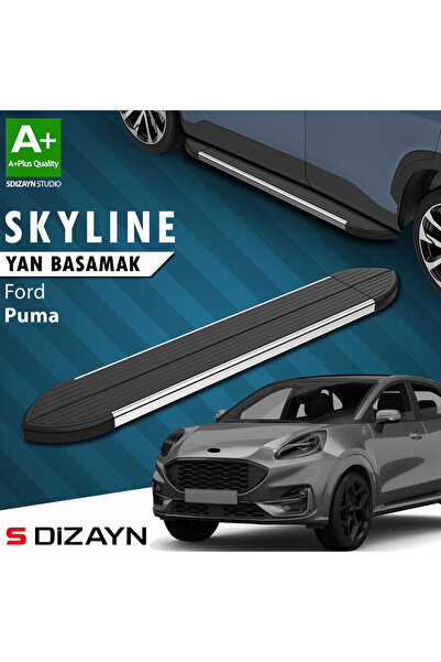 Ford Puma Skyline Krom Yan Basamak 173 Cm 2019 Üzeri A+ Kalite FO-PM1-YBS-SKY-KA-173-E