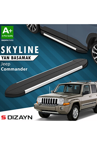 Jeep Commander Skyline Aluminyum Yan Basamak 173 Cm 2006-2010 A+ Kalite JE-CO1-YBS-SKY-AL-173