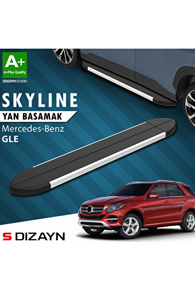 Mercedes GLE W166 Skyline Aluminyum Yan Basamak 193 Cm 2012-2019 A+ Kalite MR-GE3-YBS-SKY-AL-193