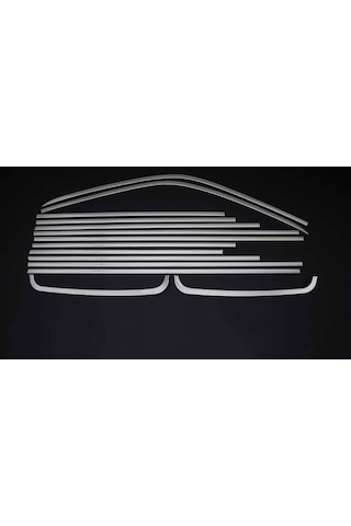Vw T5 Multivan Krom Cam Çerçevesi 14 Parça Tek Sürgülü Uzun Şasi N11.4053